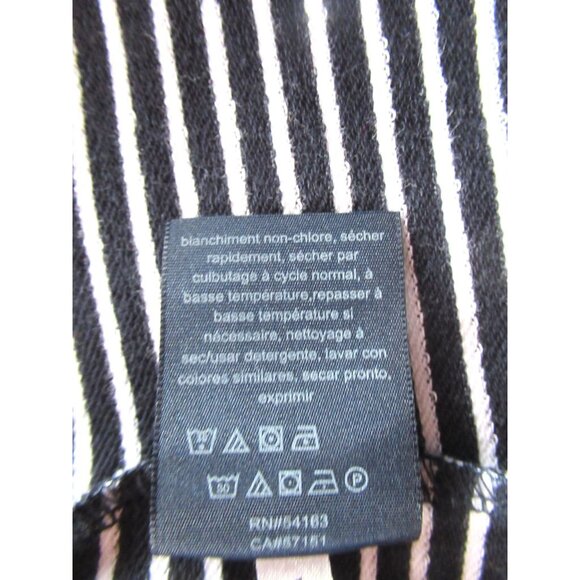 Tommy Hilfiger Women Blazer Open Navy/White Stripes Military-style - Picture 9 of 9